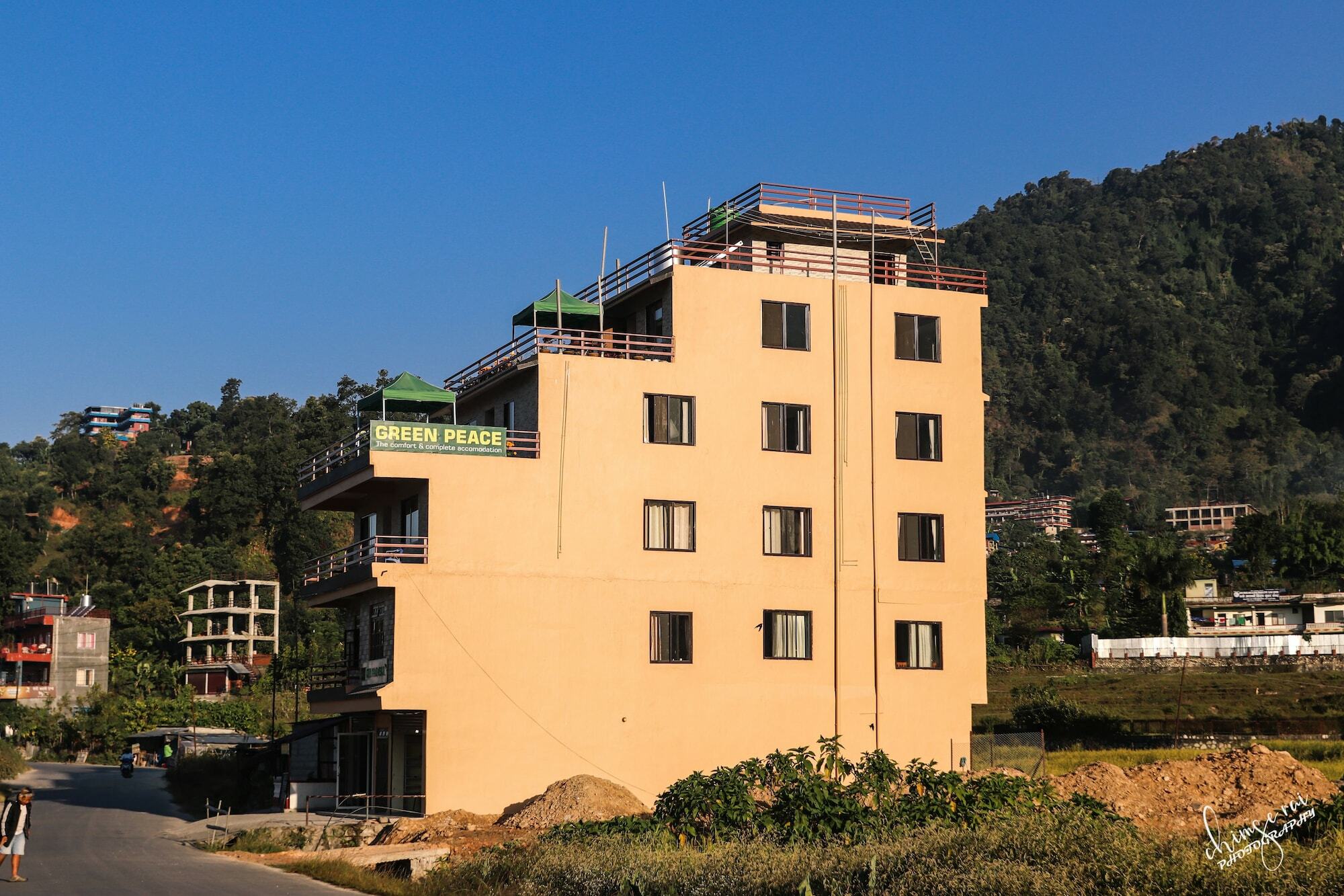 Green Peace Resort Pokhara Eksteriør bilde